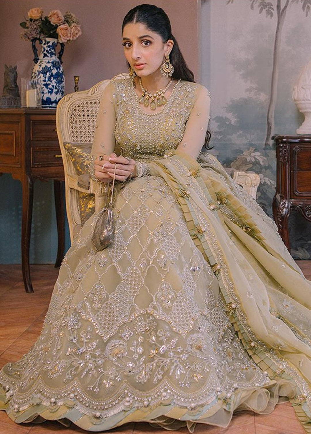 Elan Embroidered  Suits Unstitched 3 Piece EL23WFS EC2-23-04 Aireen - Wedding Collection