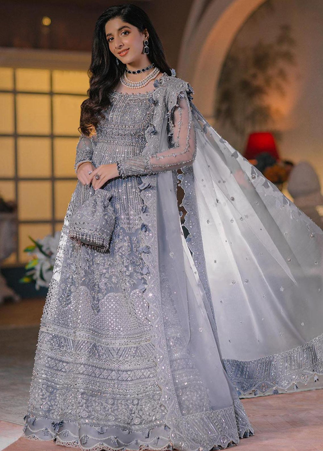 Elan Embroidered  Suits Unstitched 3 Piece EL23WFS EC2-23-06 Nazik - Wedding Collection