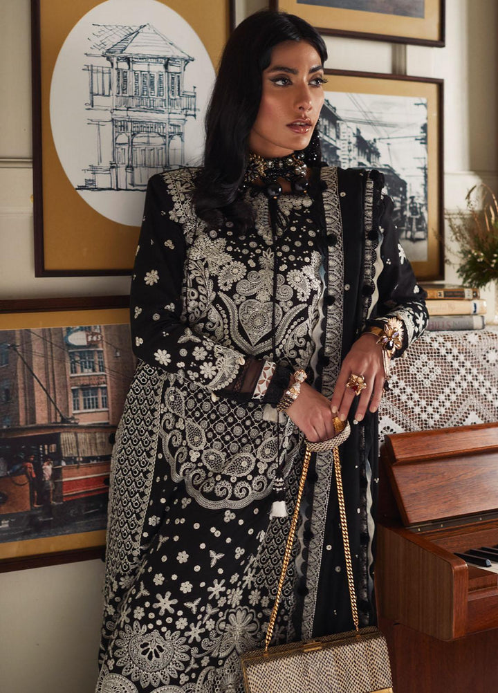 Elan Embroidered  Suits Unstitched 3 Piece EL22W EW-22-01 Firuzeh - Winter Collection