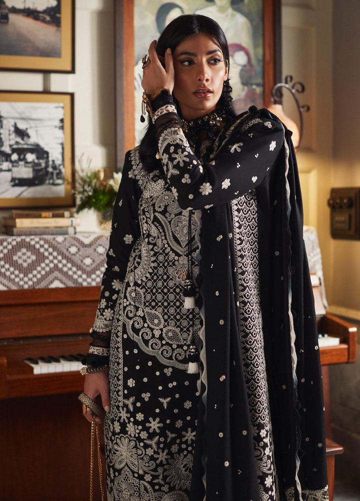 Elan Embroidered  Suits Unstitched 3 Piece EL22W EW-22-01 Firuzeh - Winter Collection