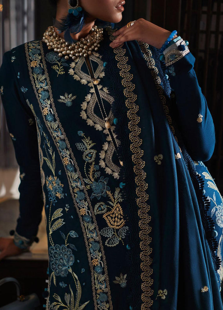 Elan Embroidered  Suits Unstitched 3 Piece EL22W EW-22-03 Freya - Winter Collection