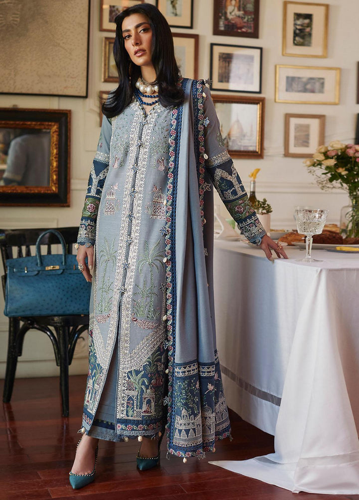 Elan Embroidered  Suits Unstitched 3 Piece EL22W EW-22-05 Larmina - Winter Collection