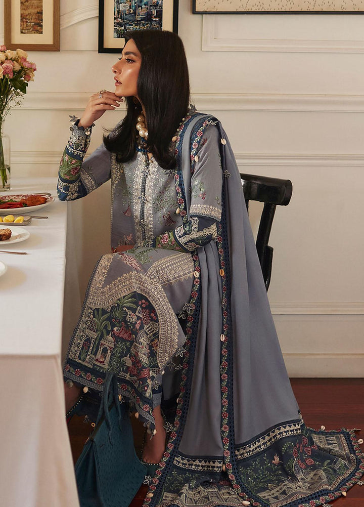 Elan Embroidered  Suits Unstitched 3 Piece EL22W EW-22-05 Larmina - Winter Collection