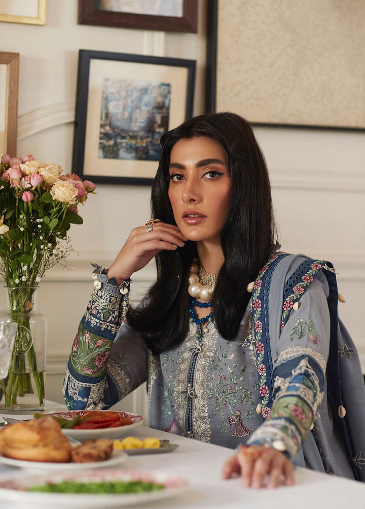 Elan Embroidered  Suits Unstitched 3 Piece EL22W EW-22-05 Larmina - Winter Collection