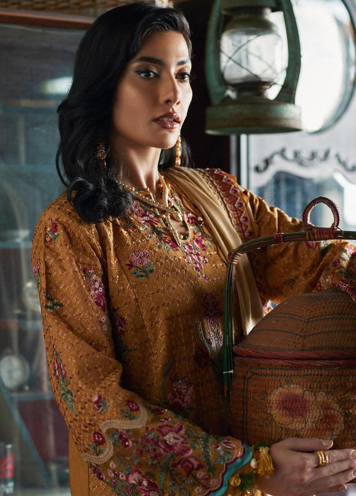 Elan Embroidered  Suits Unstitched 3 Piece EL22W EW-22-06 Asareh - Winter Collection