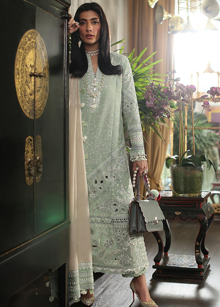 Elan Embroidered  Suits Unstitched 3 Piece EL22W EW-22-08 Ainaz - Winter Collection