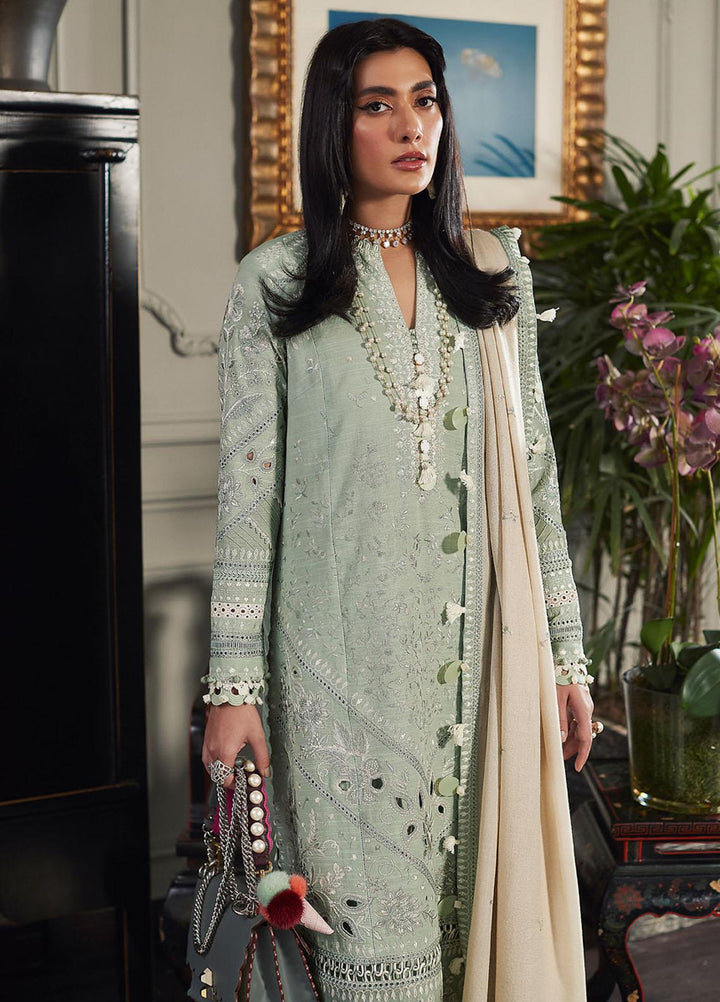Elan Embroidered  Suits Unstitched 3 Piece EL22W EW-22-08 Ainaz - Winter Collection
