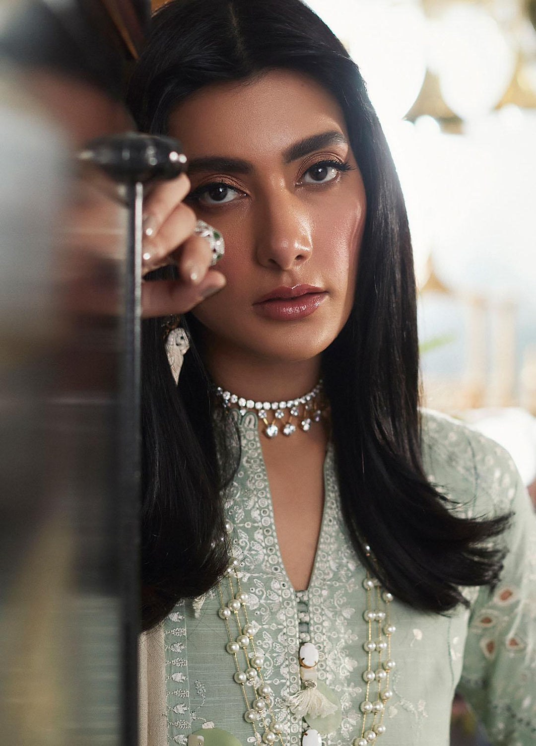 Elan Embroidered  Suits Unstitched 3 Piece EL22W EW-22-08 Ainaz - Winter Collection