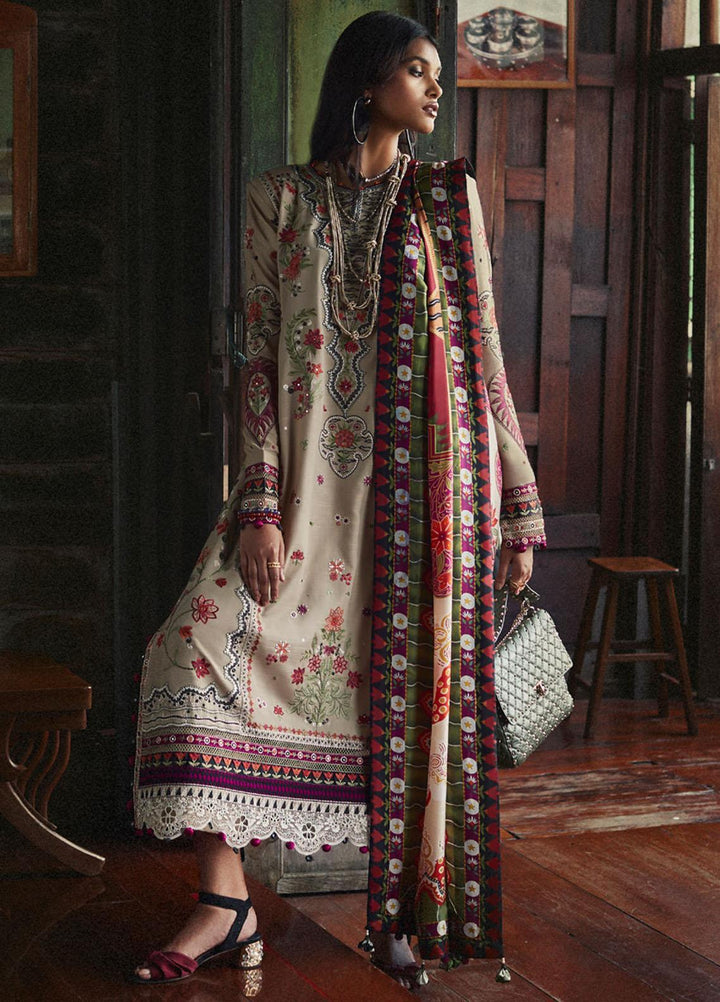 Elan Embroidered  Suits Unstitched 3 Piece EL22W EW-22-09 Berina - Winter Collection