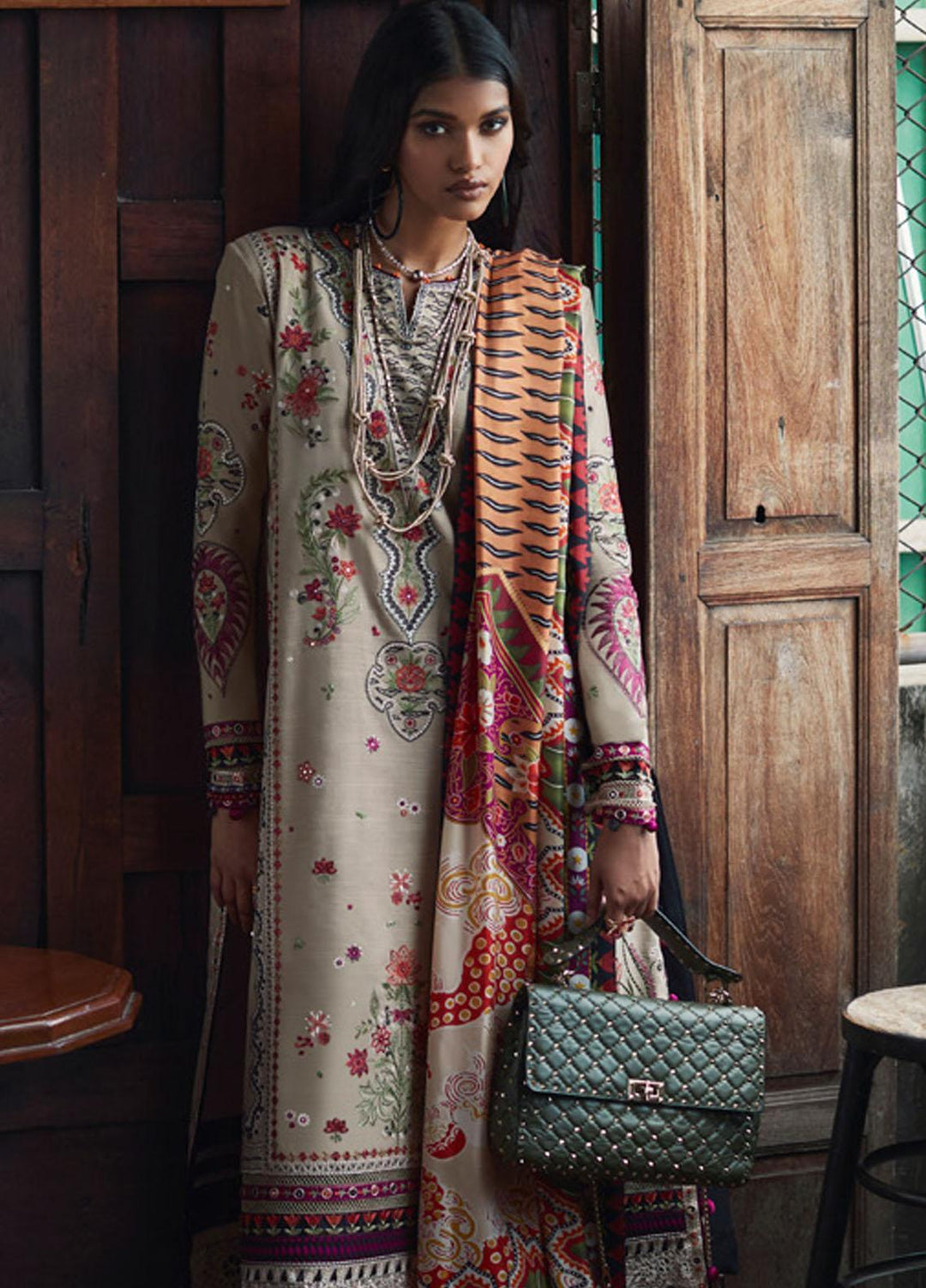 Elan Embroidered  Suits Unstitched 3 Piece EL22W EW-22-09 Berina - Winter Collection