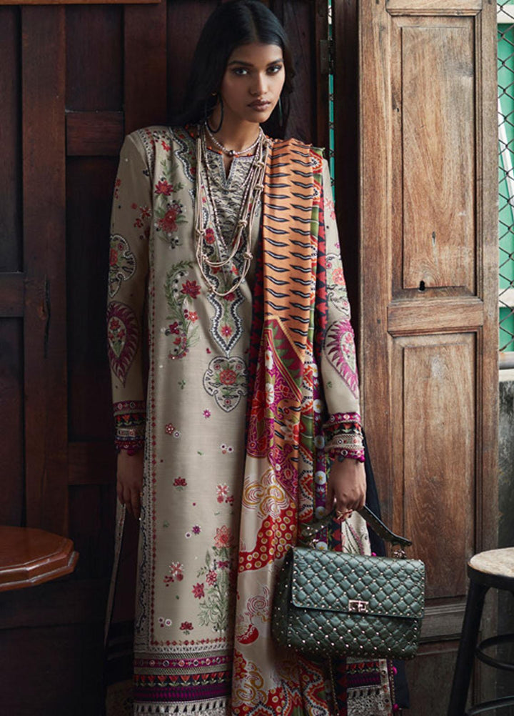 Elan Embroidered  Suits Unstitched 3 Piece EL22W EW-22-09 Berina - Winter Collection