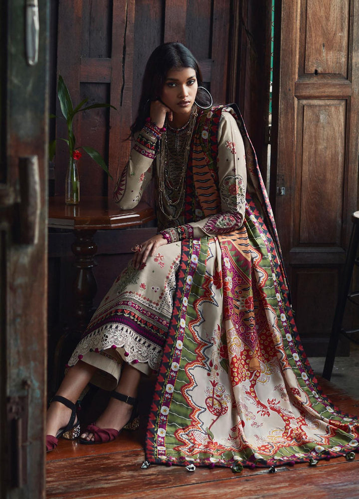 Elan Embroidered  Suits Unstitched 3 Piece EL22W EW-22-09 Berina - Winter Collection