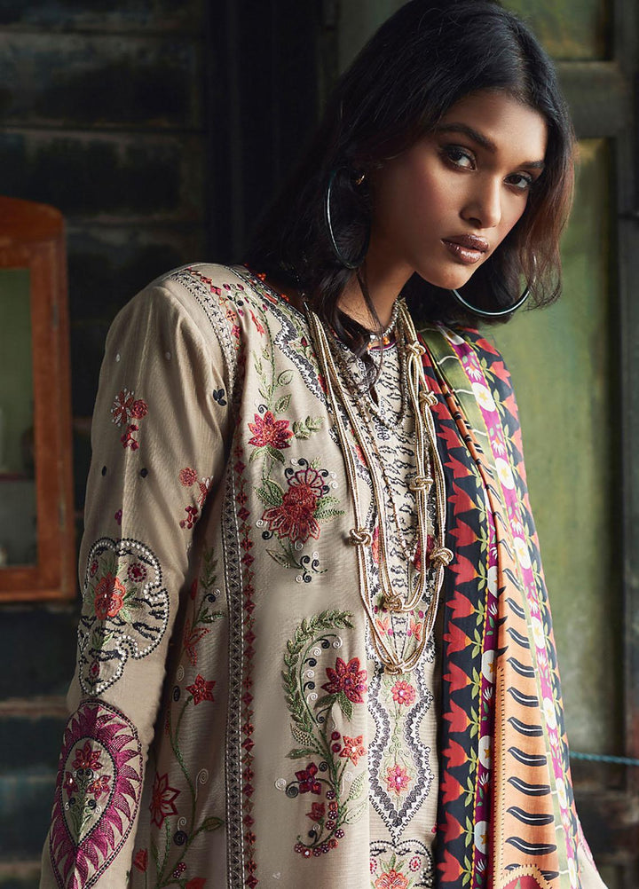 Elan Embroidered  Suits Unstitched 3 Piece EL22W EW-22-09 Berina - Winter Collection