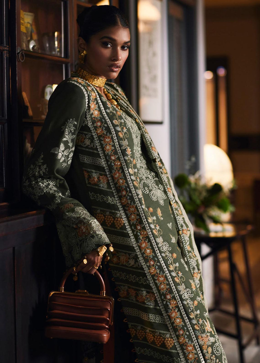 Elan Embroidered  Suits Unstitched 3 Piece EL22W EW-22-10 Arsin - Winter Collection