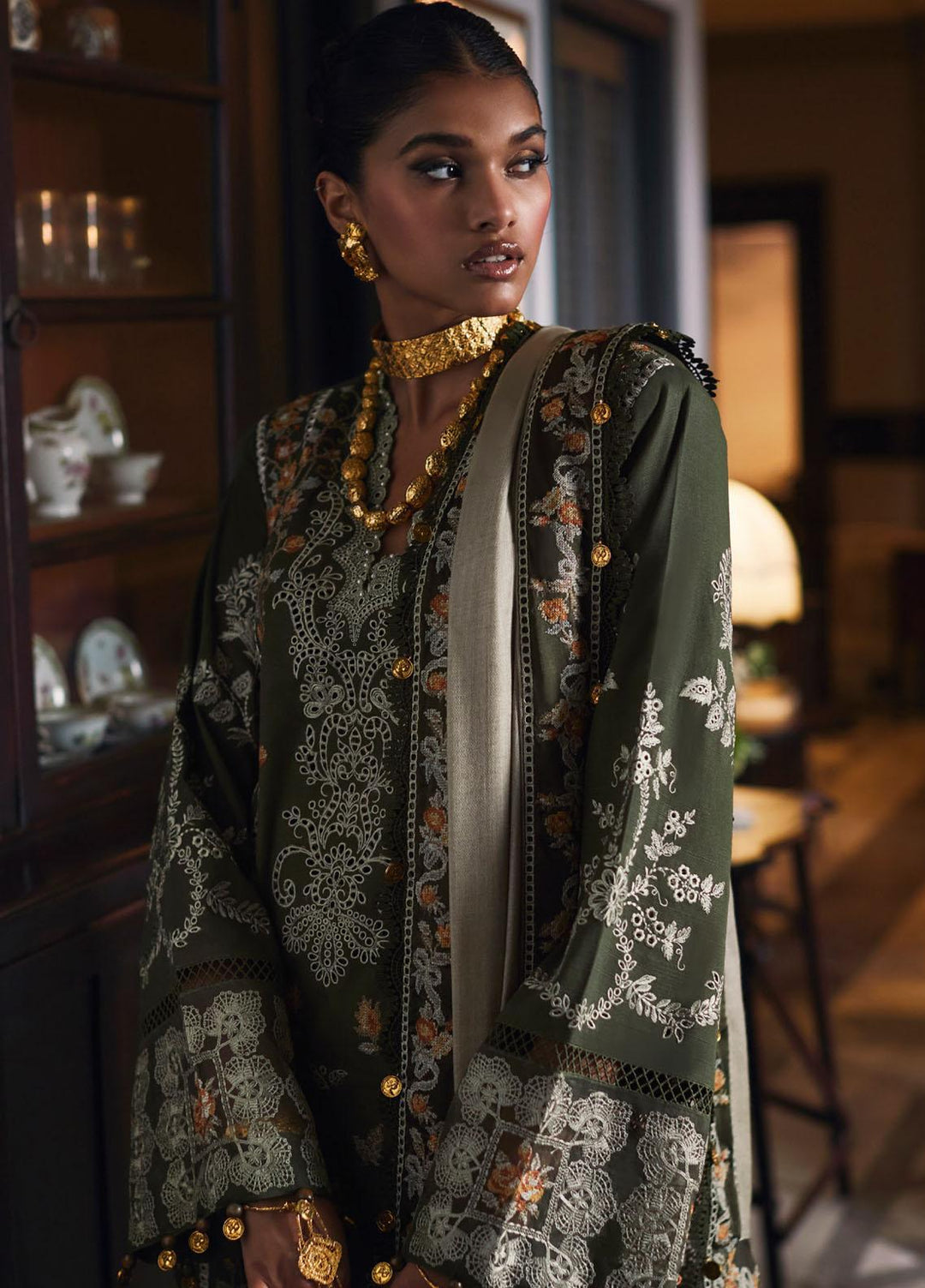 Elan Embroidered  Suits Unstitched 3 Piece EL22W EW-22-10 Arsin - Winter Collection