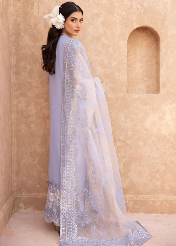 Elanora By Nureh Embroidered Chiffon Suits Unstitched 3 Piece NU23E NEL-20 - Luxury Collection