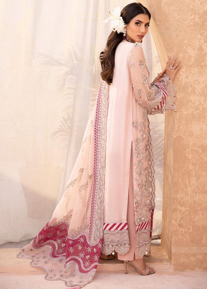 Elanora By Nureh Embroidered Chiffon Suits Unstitched 3 Piece NU23E NEL-21 - Luxury Collection