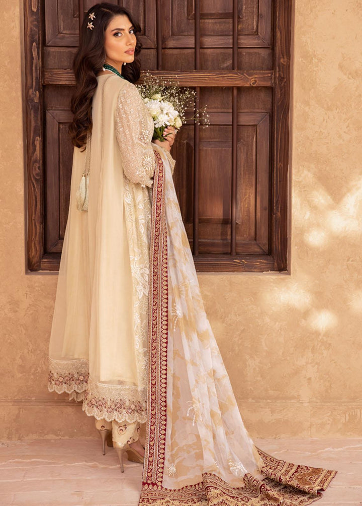Elanora By Nureh Embroidered Chiffon Suits Unstitched 3 Piece NU23E NEL-23 - Luxury Collection