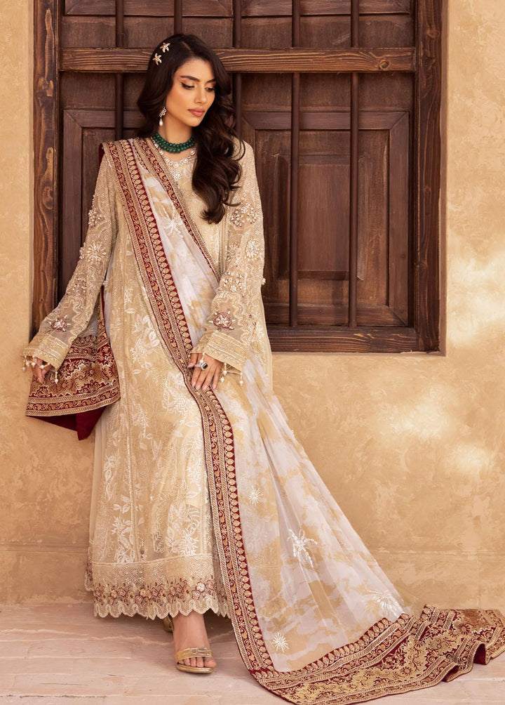 Elanora By Nureh Embroidered Chiffon Suits Unstitched 3 Piece NU23E NEL-23 - Luxury Collection