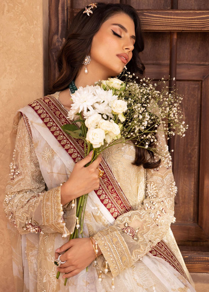 Elanora By Nureh Embroidered Chiffon Suits Unstitched 3 Piece NU23E NEL-23 - Luxury Collection