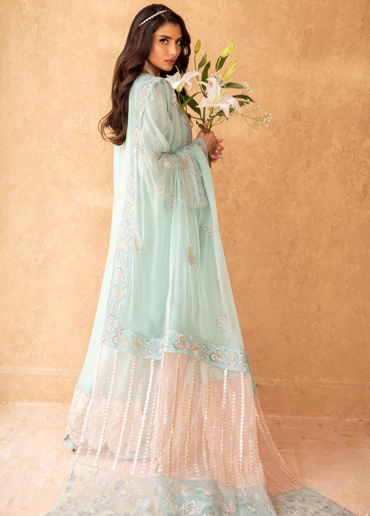 Elanora By Nureh Embroidered Chiffon Suits Unstitched 3 Piece NU23E NEL-24 - Luxury Collection