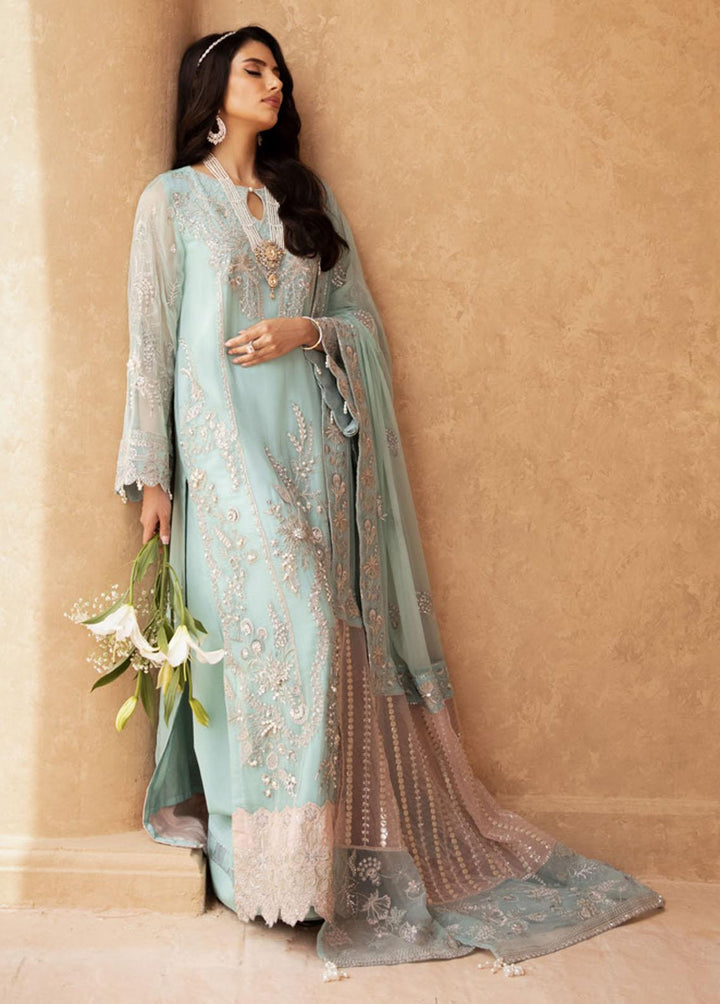 Elanora By Nureh Embroidered Chiffon Suits Unstitched 3 Piece NU23E NEL-24 - Luxury Collection