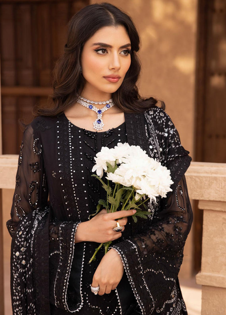 Elanora By Nureh Embroidered Chiffon Suits Unstitched 3 Piece NU23E NEL-25 - Luxury Collection