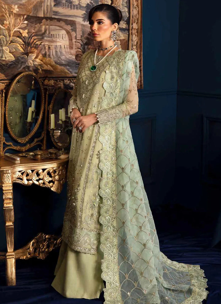 Elanora by Nureh Embroidered Chiffon Suit Unstitched 4 Piece NU24E NEL-50 - Summer Collection