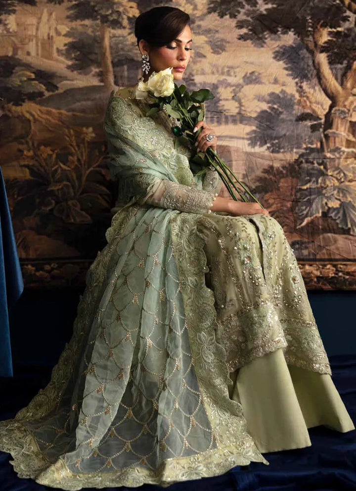 Elanora by Nureh Embroidered Chiffon Suit Unstitched 4 Piece NU24E NEL-50 - Summer Collection