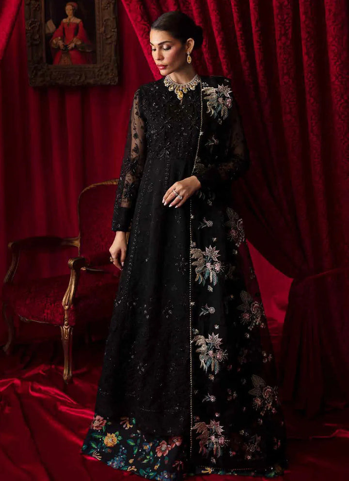 Elanora by Nureh Embroidered Organza Suit Unstitched 4 Piece NU24E NEL-53 - Summer Collection
