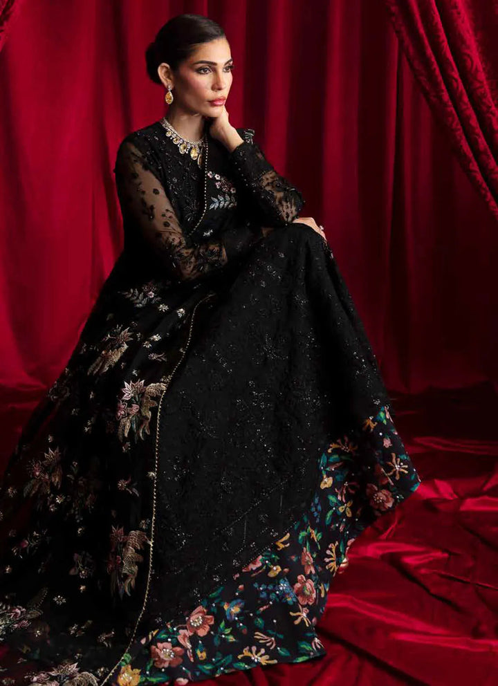 Elanora by Nureh Embroidered Organza Suit Unstitched 4 Piece NU24E NEL-53 - Summer Collection