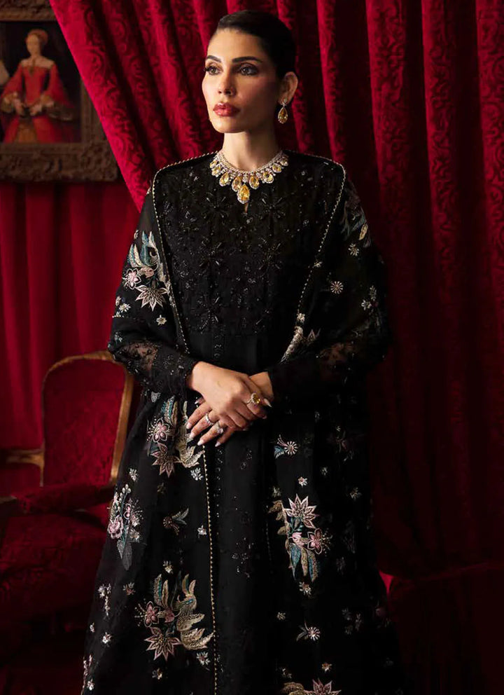 Elanora by Nureh Embroidered Organza Suit Unstitched 4 Piece NU24E NEL-53 - Summer Collection
