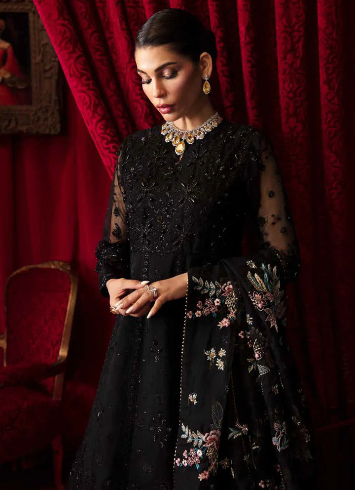 Elanora by Nureh Embroidered Organza Suit Unstitched 4 Piece NU24E NEL-53 - Summer Collection