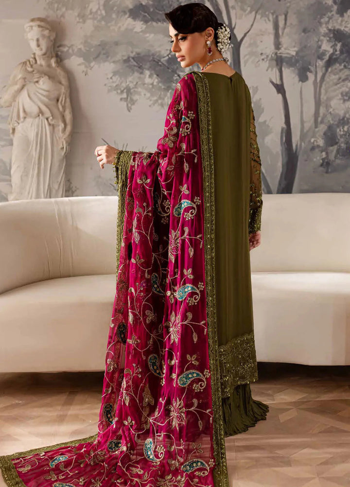 Elanora By Nureh Embroidered Chiffon Suit Unstitched 4 Piece NU24EC NEL-56 - Formal Collection