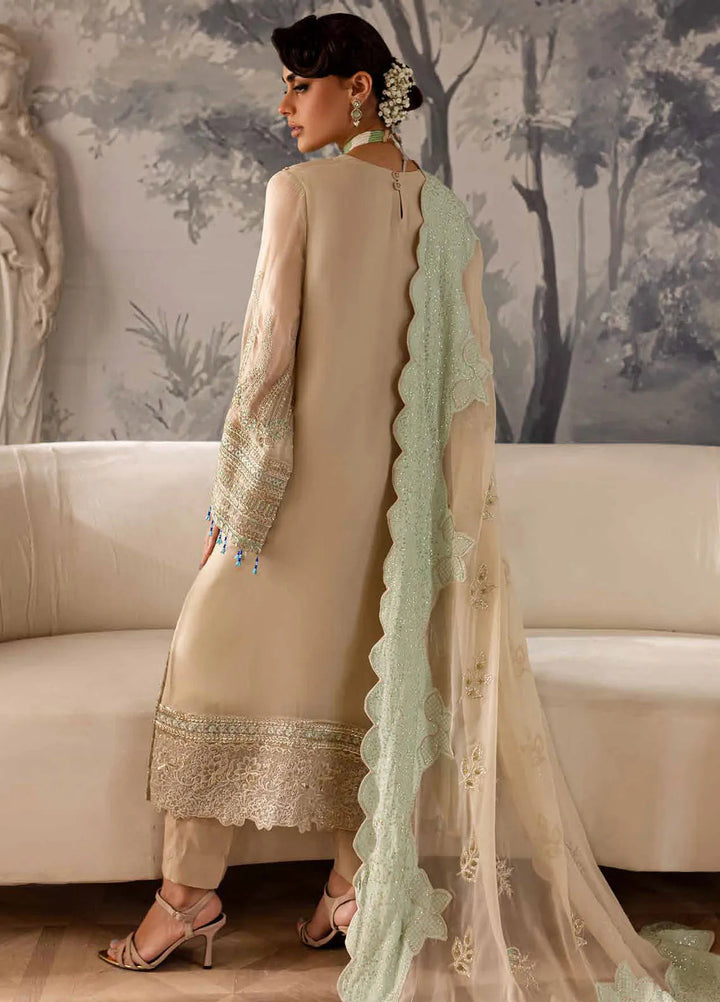 Elanora By Nureh Embroidered Chiffon Suit Unstitched 4 Piece NU24EC NEL-58 - Formal Collection
