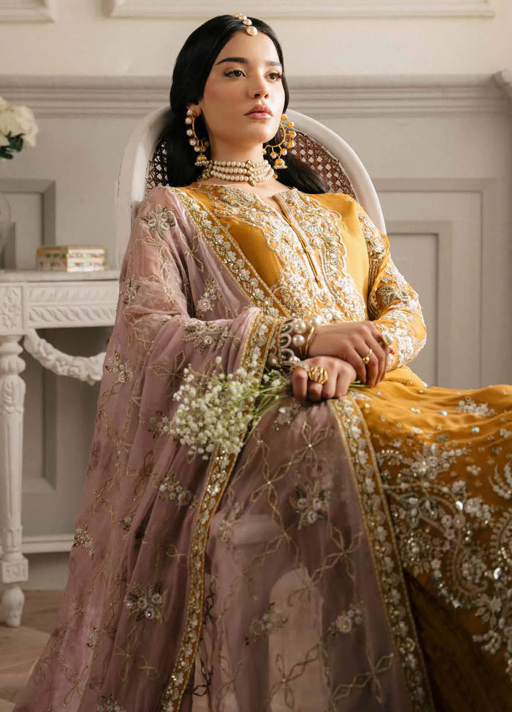 Elanora by Nureh Embroidered Chiffon Suit Unstitched 4 Piece NU24NLC NEL-61 - Luxury Collection