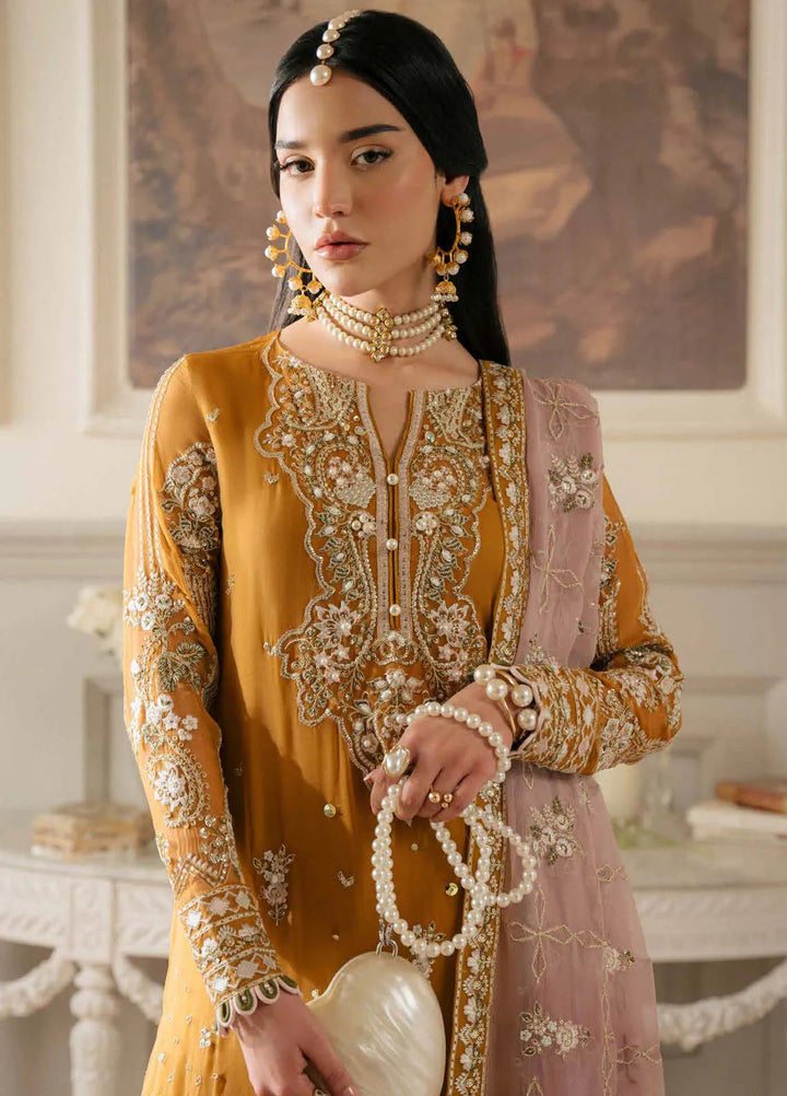 Elanora by Nureh Embroidered Chiffon Suit Unstitched 4 Piece NU24NLC NEL-61 - Luxury Collection