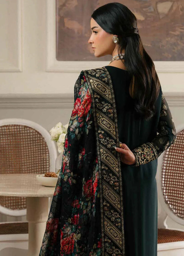 Elanora by Nureh Embroidered Chiffon Suit Unstitched 4 Piece NU24NLC NEL-64 - Luxury Collection