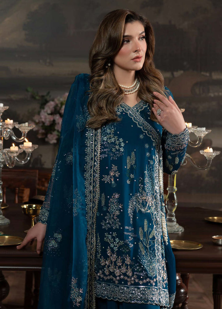 Elanora by Nureh Embroidered Chiffon Suits Unstitched 3 Piece NU25ELC NEL-67 - Luxury Collection