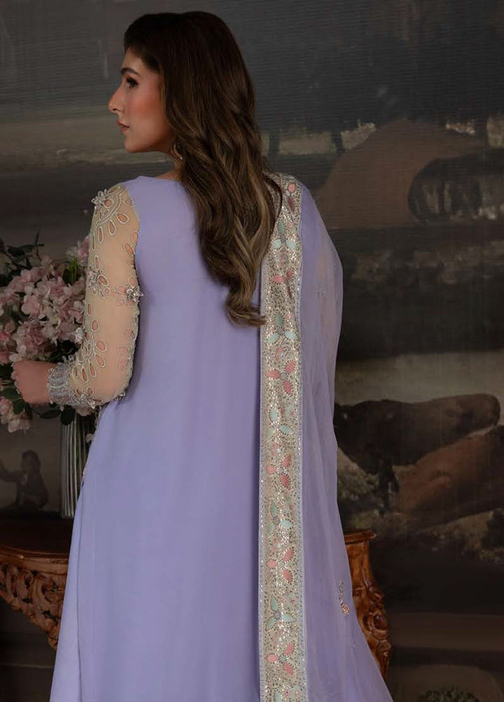 Elanora by Nureh Embroidered Chiffon Suits Unstitched 3 Piece NU25ELC NEL-70 - Luxury Collection