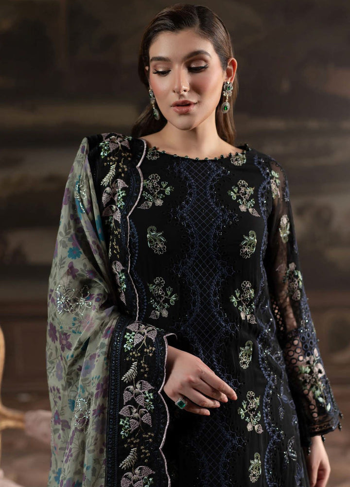 Elanora by Nureh Embroidered Chiffon Suits Unstitched 3 Piece NU25ELC NEL-71 - Luxury Collection