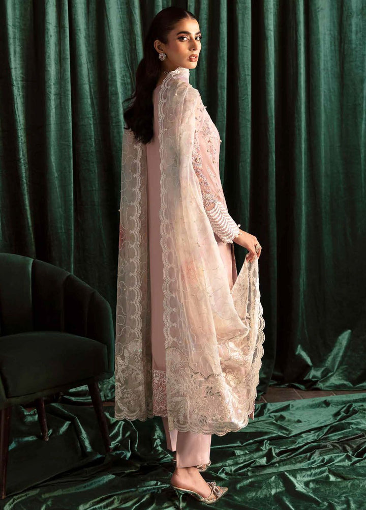 Elanora by Nureh Embroidered Chiffon Suits Unstitched 4 Piece NU24EL NEL-44 - Formals Collection