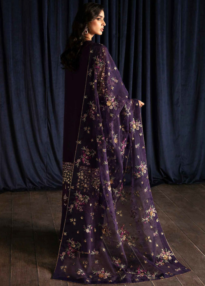 Elanora by Nureh Embroidered Chiffon Suits Unstitched 4 Piece NU24EL NEL-45 - Formals Collection