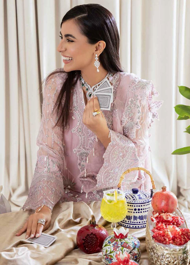 Elanora By Nureh Embroidered Chiffon Suits Unstitched 3 Piece NU22EC NEL- 07 - Luxury Collection