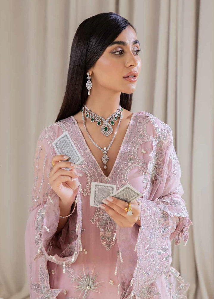 Elanora By Nureh Embroidered Chiffon Suits Unstitched 3 Piece NU22EC NEL- 07 - Luxury Collection