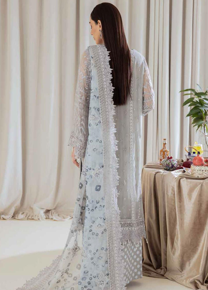Elanora By Nureh Embroidered Chiffon Suits Unstitched 3 Piece NU22EC NEL- 09 - Luxury Collection
