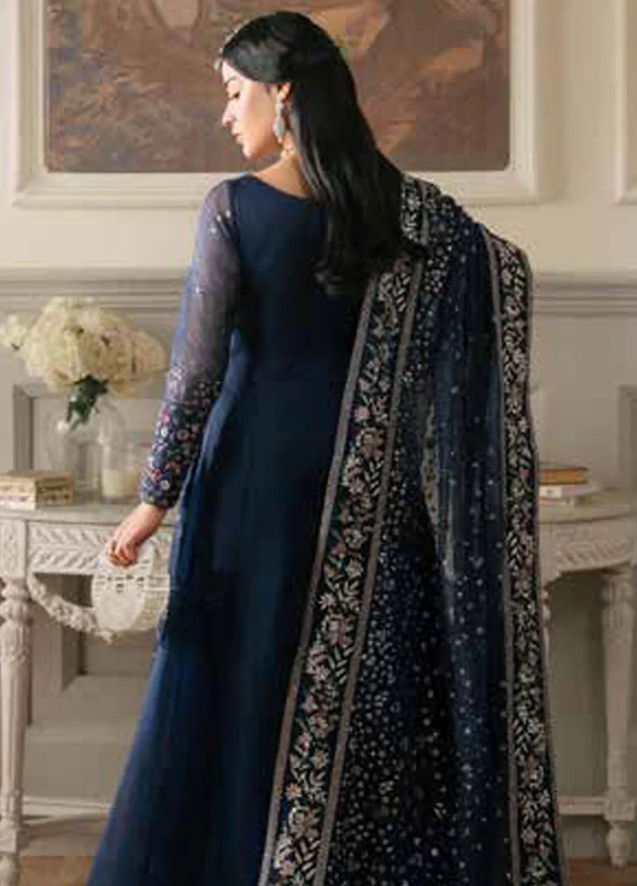 Elanora by Nureh Embroidered Organza Suit Unstitched 4 Piece NU24NLC NEL-60 - Luxury Collection