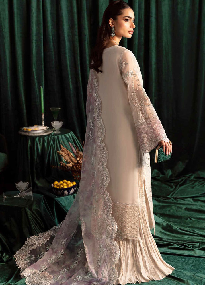 Elanora by Nureh Embroidered Organza Suits Unstitched 4 Piece NU24EL NEL-43 - Formals Collection