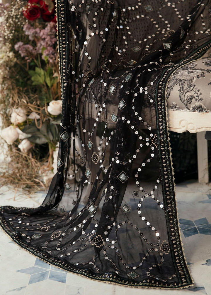 Elanora By Nureh Embroidered Chiffon Suits Unstitched 3 Piece NU22LC NEL-17 - Luxury Collection