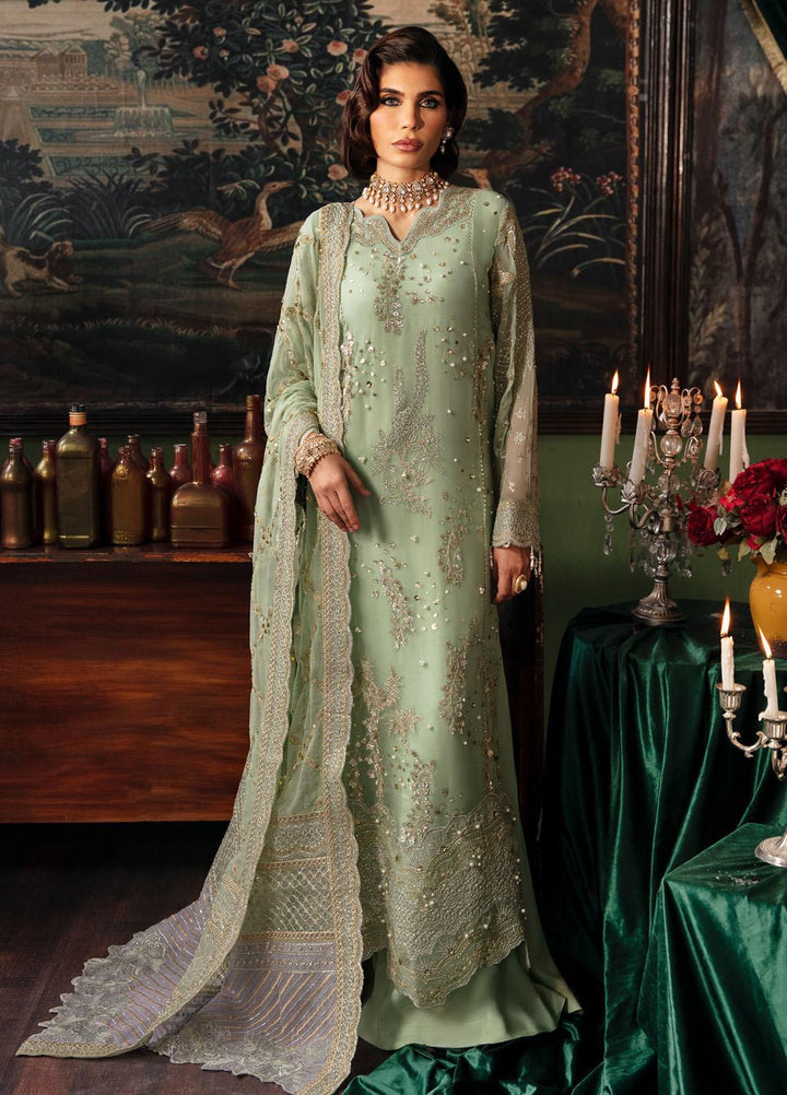 Elanora By Nureh Embroidered Chiffon Suits Unstitched 4 Piece NU23ELL NEL-32 - Luxury Collection